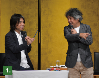 、アーティストの日比野克彦さんと、脳科学者の茂木健一郎さん